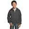 Port & Company® Youth Core Fleece Full-Zip Hooded Sweatshirt